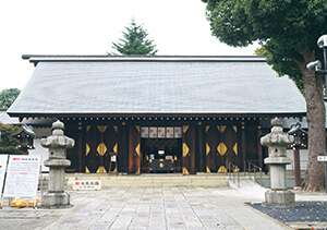 松陰神社の拝殿