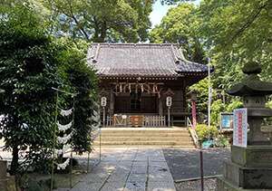 練馬区氷川台氷川神社の本殿