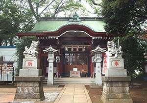駒繋神社の本殿
