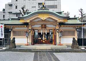 高輪神社の拝殿