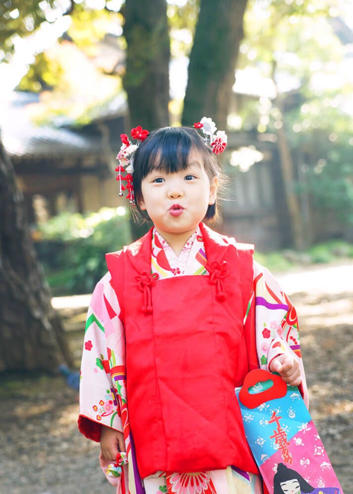 品川区鹿嶋神社で女の子の七五三