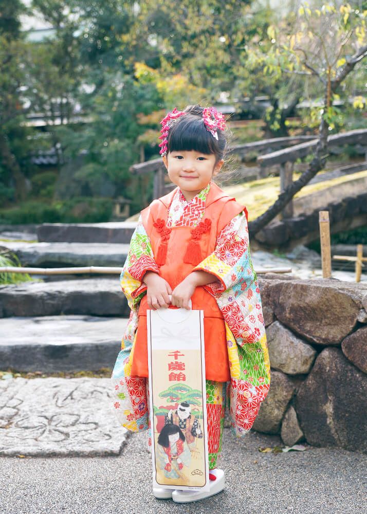 目黒区大鳥神社で3歳女の子の七五三