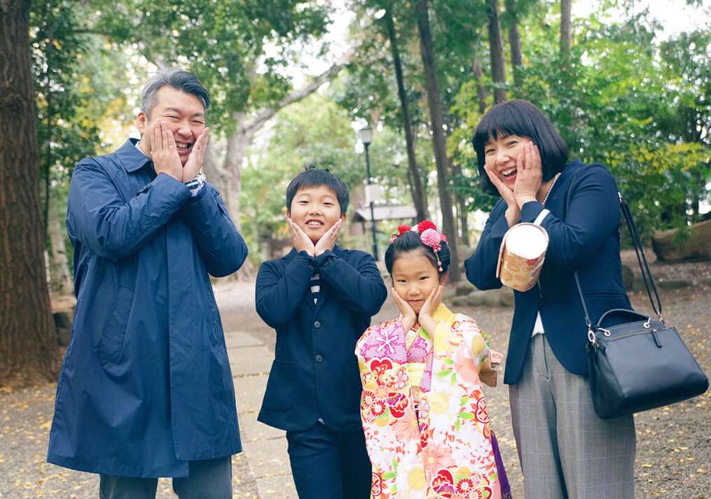 世田谷八幡宮での七五三