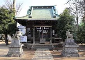 野火止氷川神社の拝殿