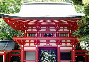 井草八幡宮の楼門