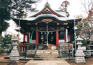 小金井・稲穂神社の拝殿