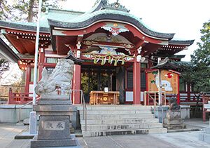 瀬田玉川神社の拝殿