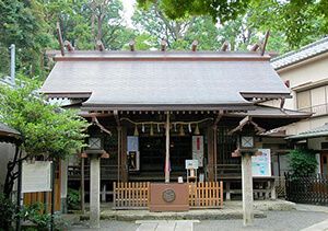 吹上稲荷神社の拝殿