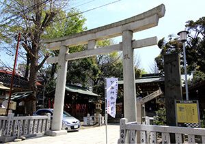 下谷神社の鳥居