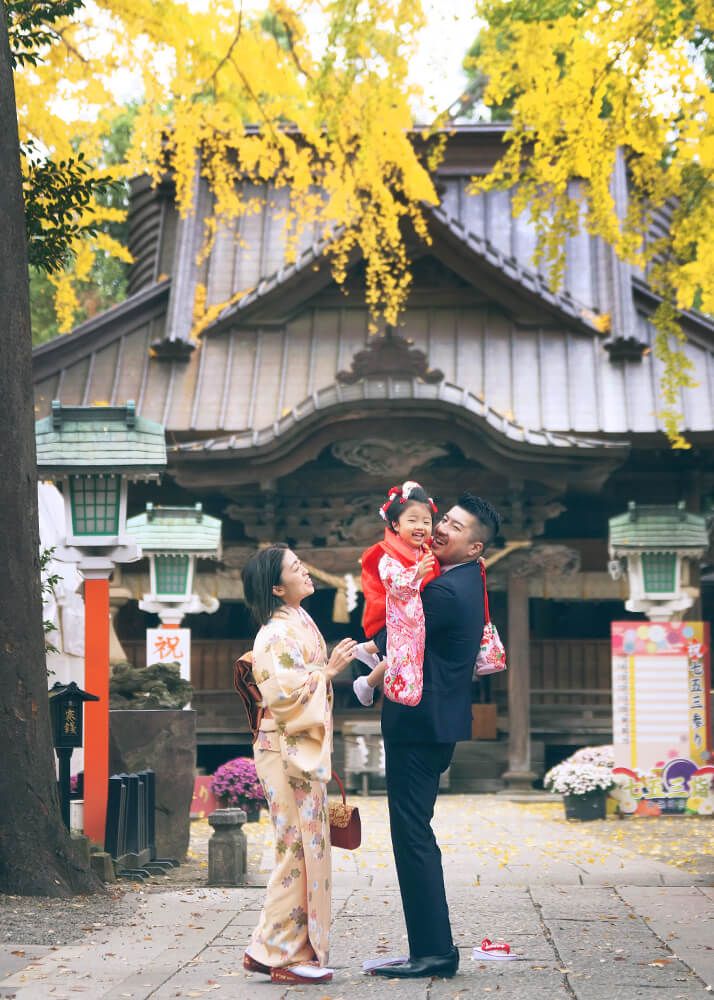 西東京市田無神社で七五三の女の子