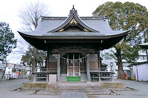 登戸稲荷神社の拝殿