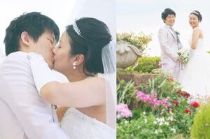 東京都豊島区のホテルで結婚式の新郎新婦