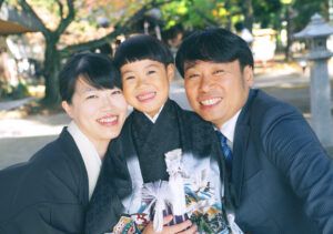 川口神社での七五三